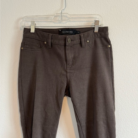 Calvin‎ Klein Women’s Brown Pants Size 4 - Picture 2 of 11